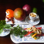 Sean’s favorite summer lunch: Thai mango salad with chicken and shrimp