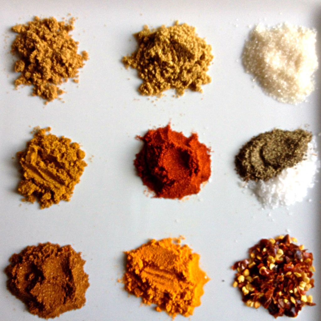 10 ground spices