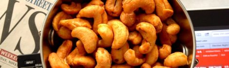 Election Night 2012: Sweet & Spicy Glazed Cashews...as addictive as watching the results