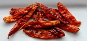 Dried red chilli pepper