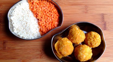 My favorite Indian recipe for toddlers & kids: soft lentil & rice balls