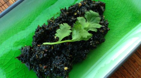 Indian Cooking 301 -- Recipe #5: Sweet & Spicy Cilantro Jam (South Indian ‘Coriander Thokku’)