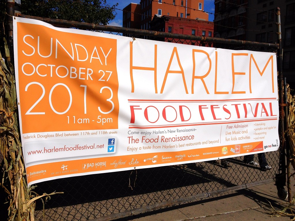 Harlem Food Festival on October 27, 2013
