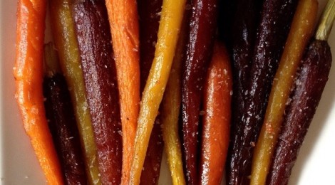Honey Glazed carrots with red chilli pepper