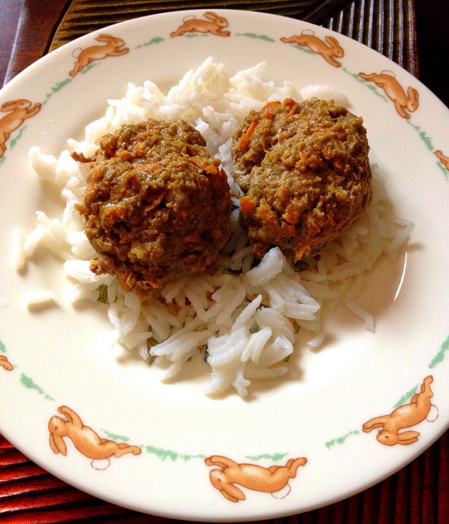 Curried meatballs for toddlers and kids