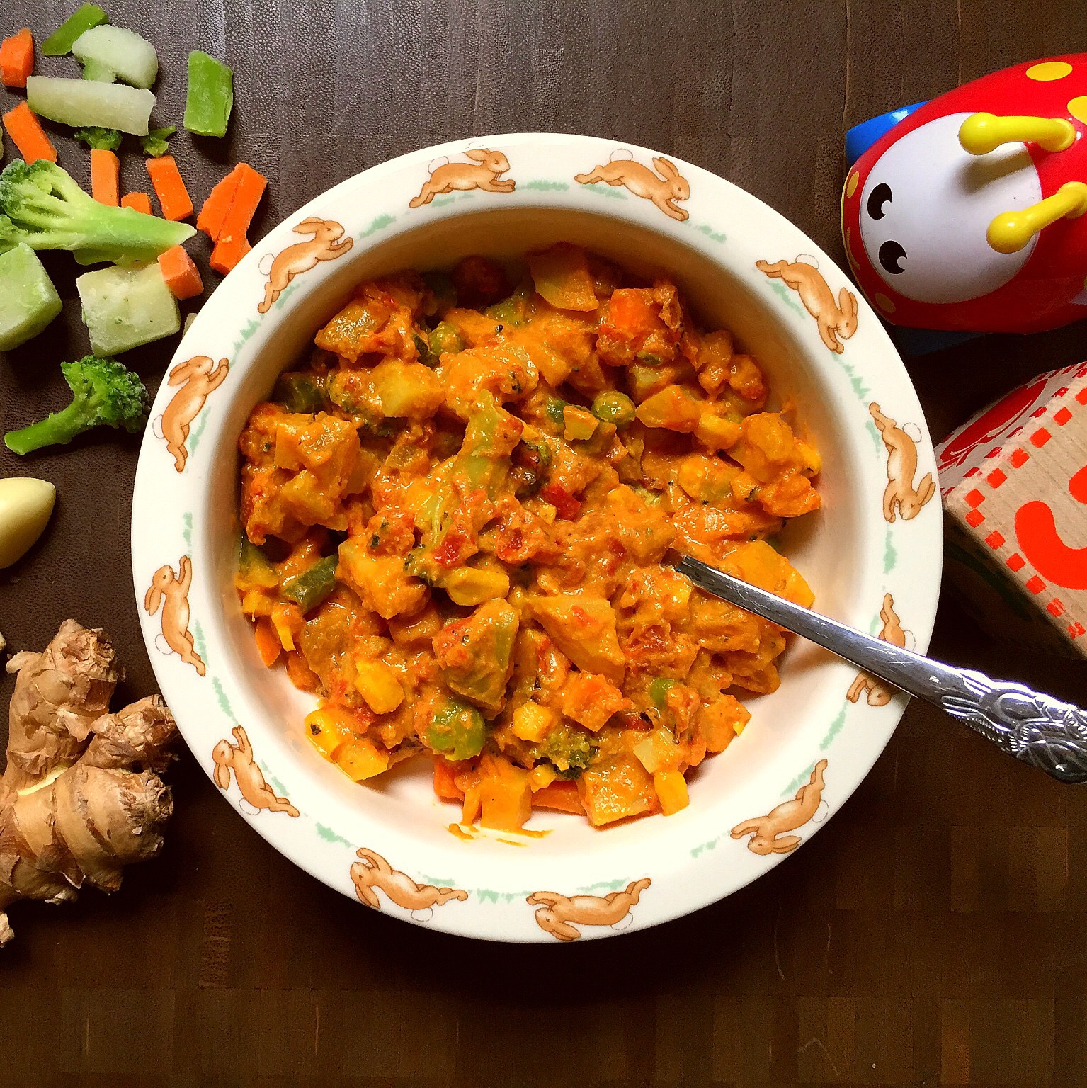 Nine Vegetable Curry for Toddlers and Kids