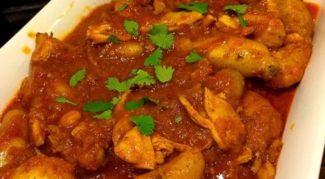 Chicken curry with fingerling potatoes