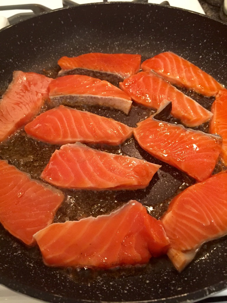 Salmon fillets