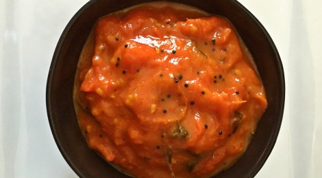 The Best Tomato Chutney Ever: South Indian "Tomato Gojju"