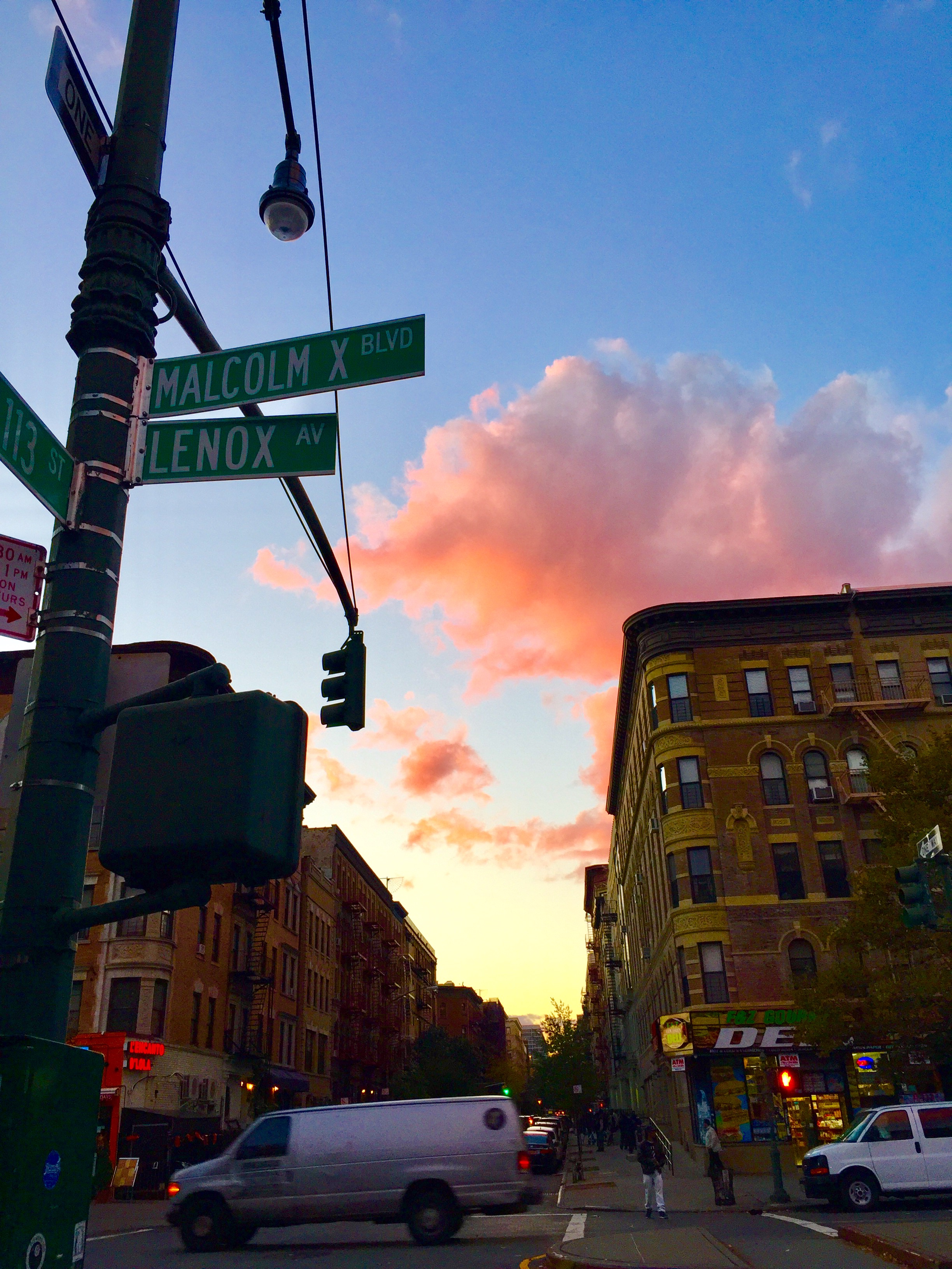 Harlem at dusk