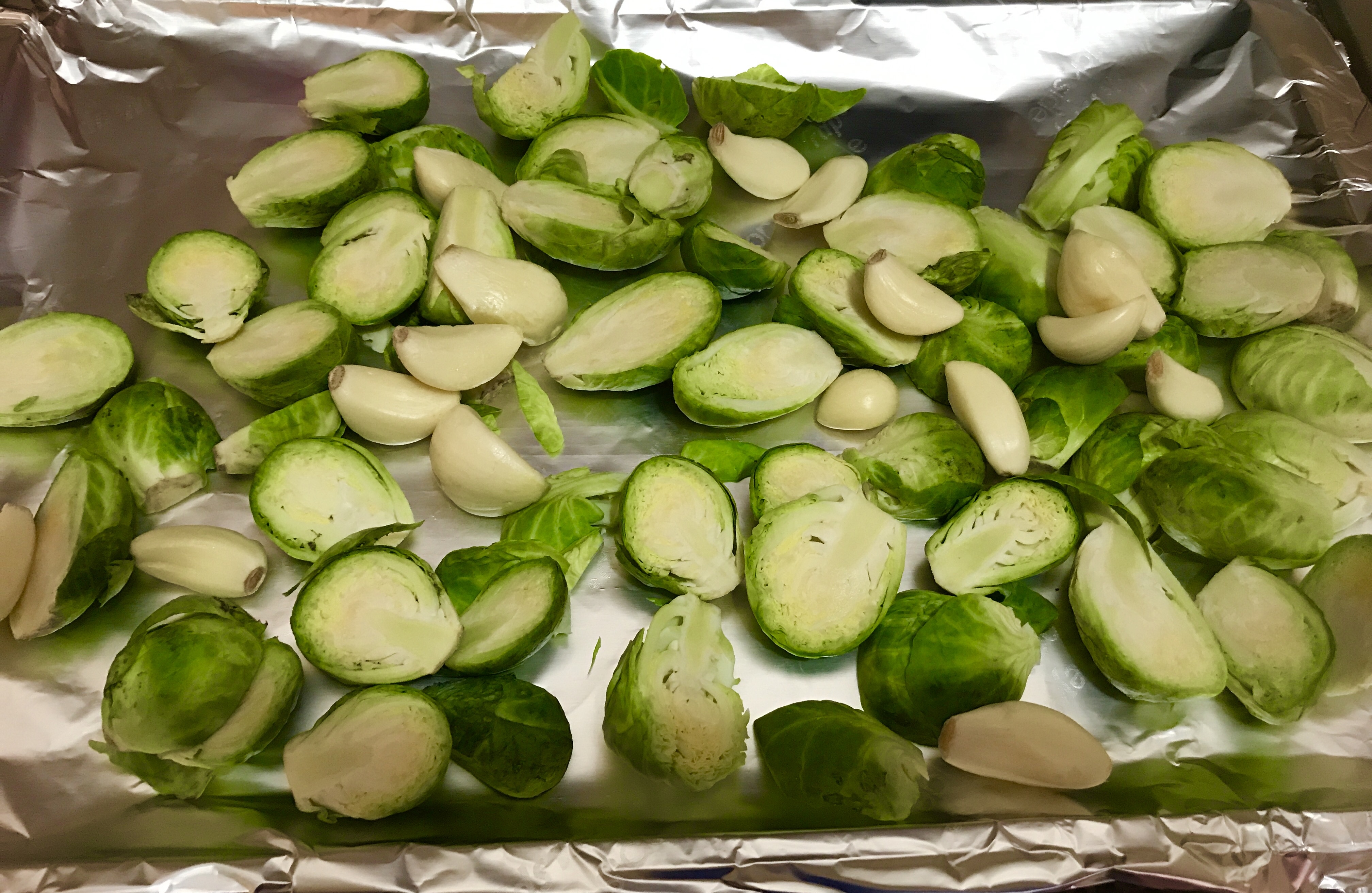 Roasted Curried Brussels Sprouts