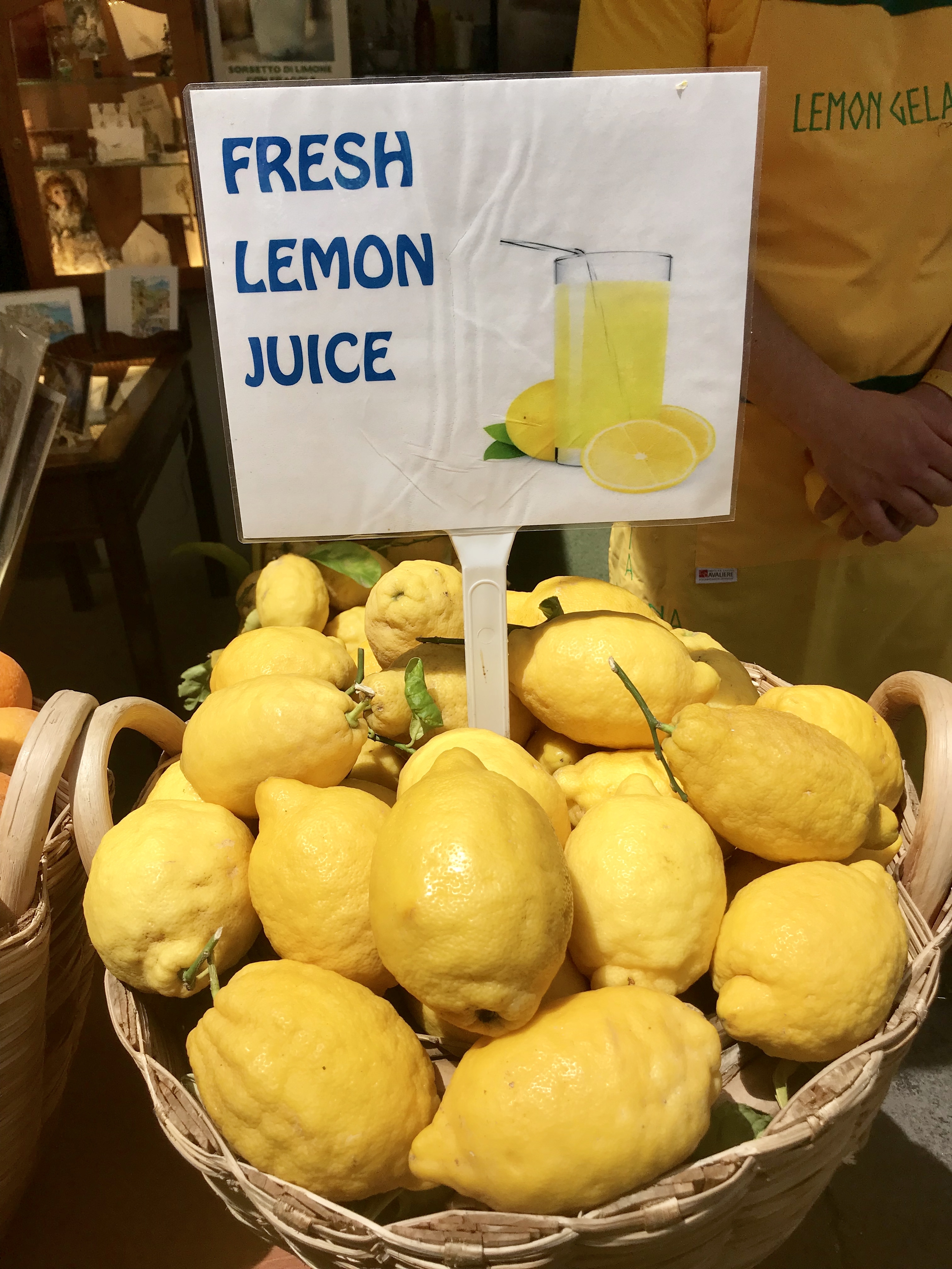 Fresh Lemon Juice in Amalfi