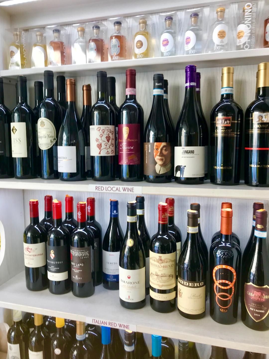 Wine in Positano