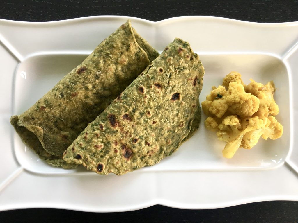 Spinach Chapatis