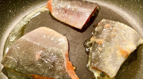 Don't defrost frozen salmon! Go directly from freezer-to-skillet in minutes
