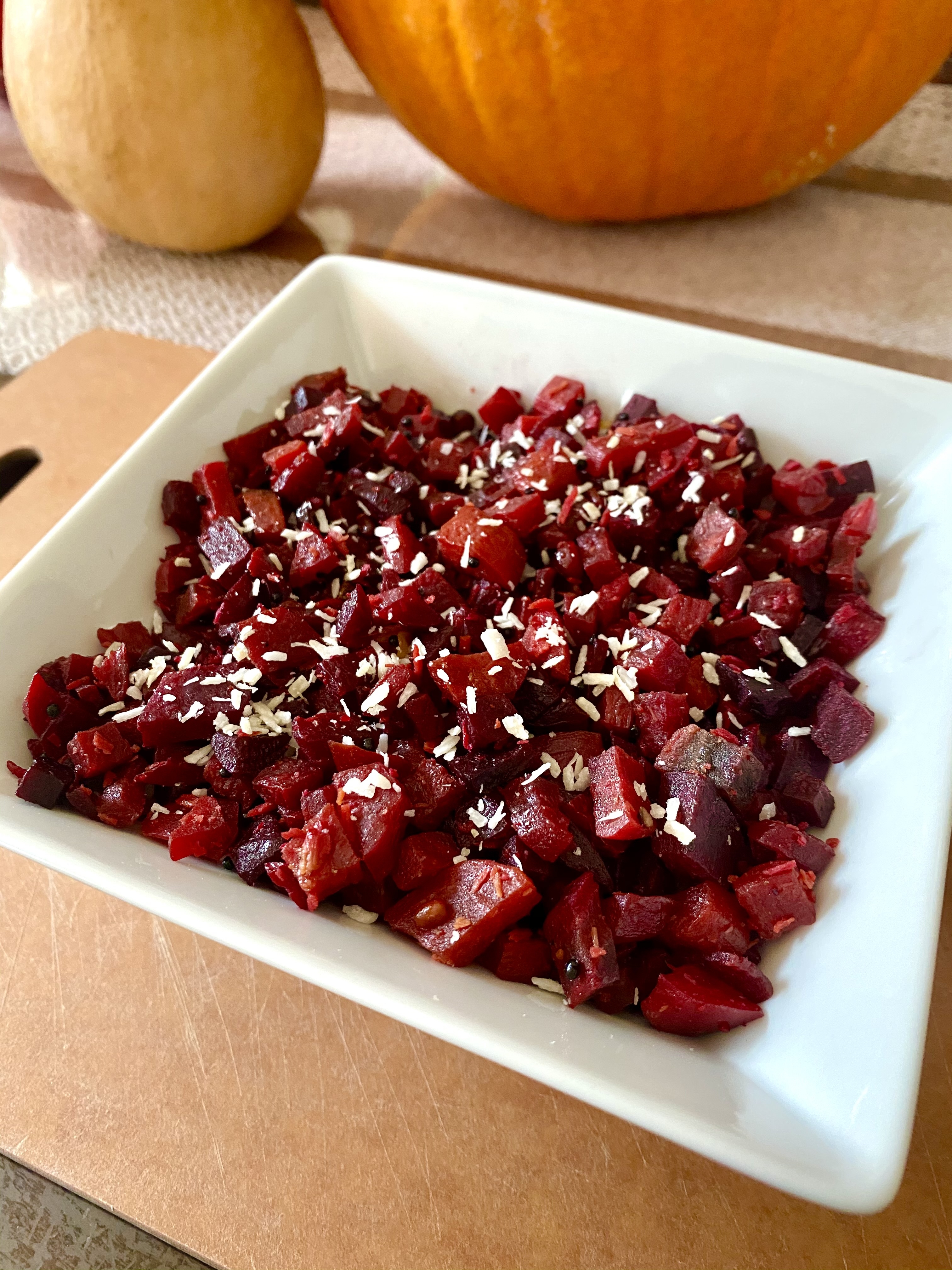 Smoky Beets with Coconut and Lemon